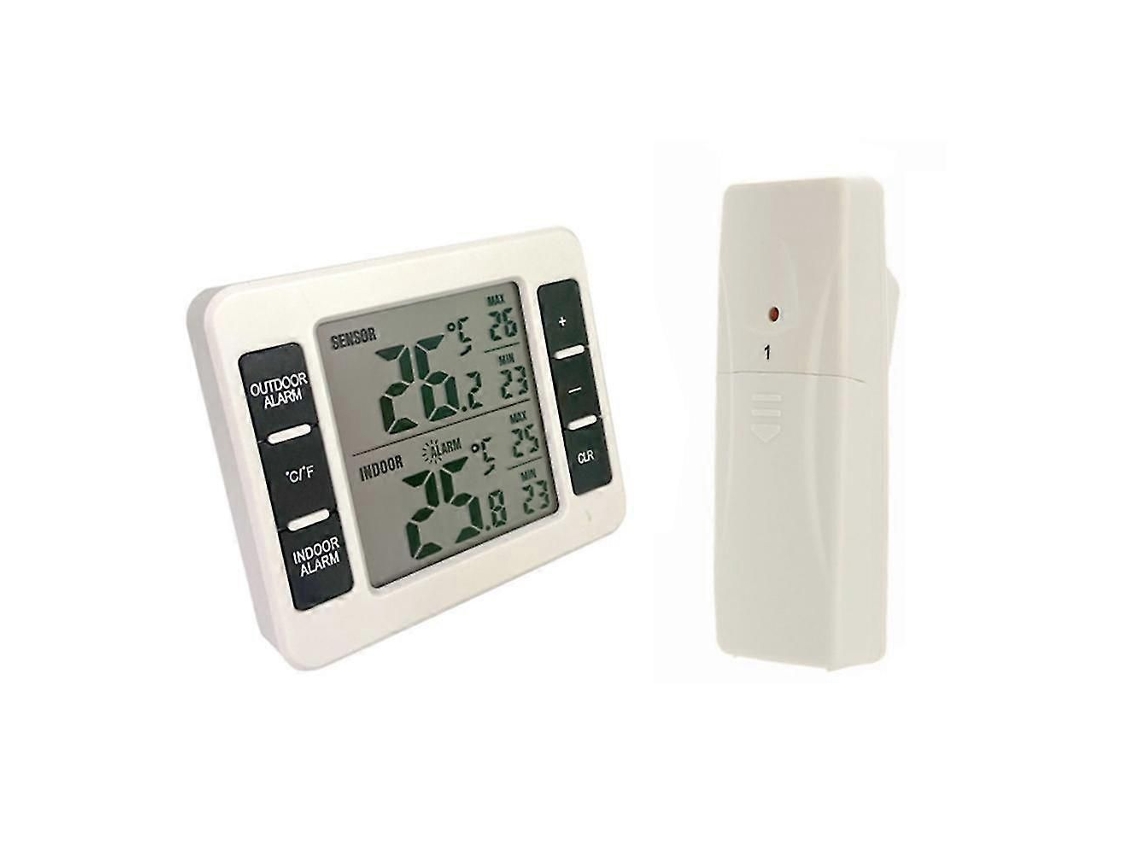 Termômetro de Alarme Digital Hd Lcd Display Polegadas para Geladeira GOKOCO