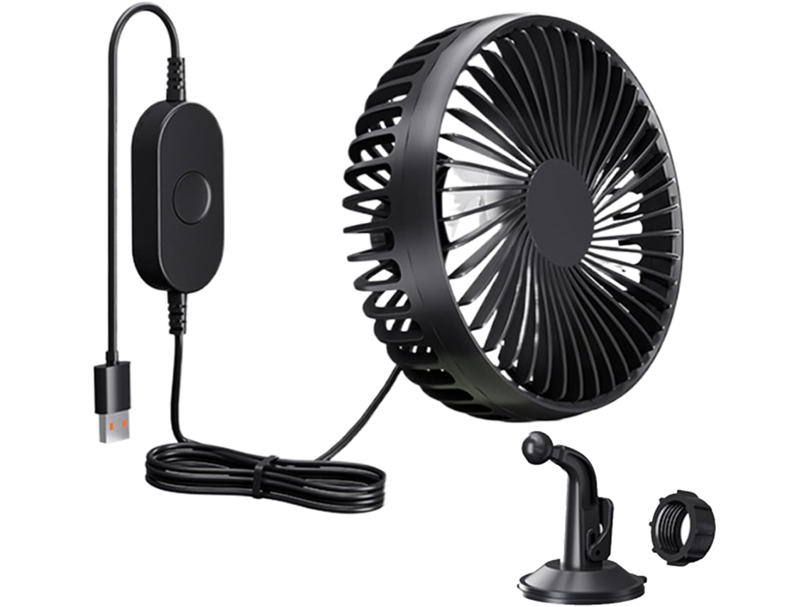 Ventilador Usb Para Carro, Silencioso E Potente