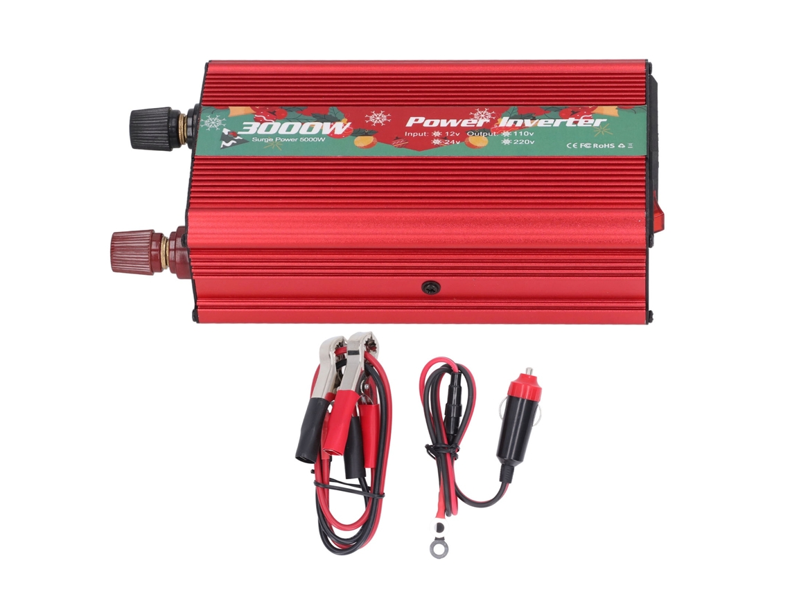 Inversor de Potência 3000w para Carro Solar 24v para 110v 60hz S/MARCA