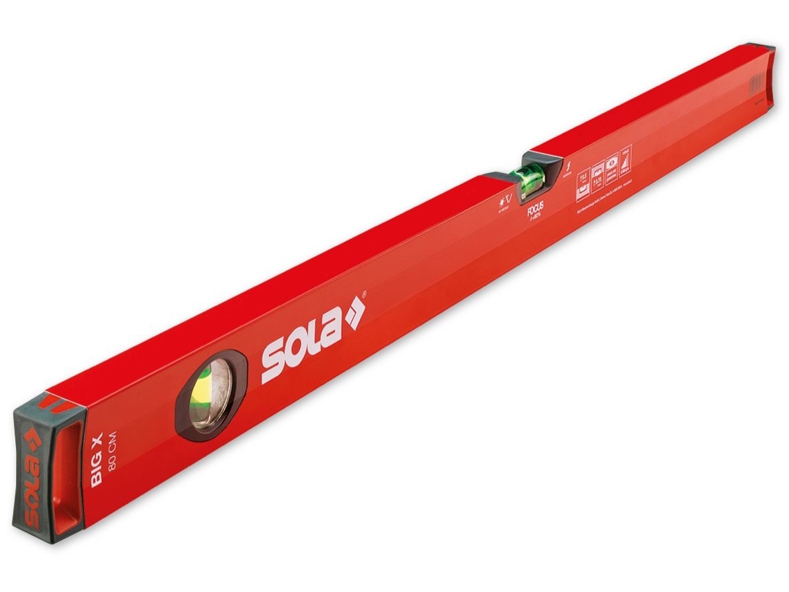SOLA-Bigx180-Big X Nível De Bolha De Alumínio (1800 Mm)