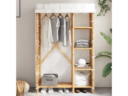 Vidaxl Roupeiro 110x45x170 Cm Bambu