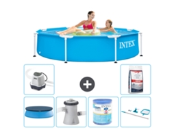 Piscina com Estrutura Redonda 244x51 Cm 7 peças S41433 INTEX