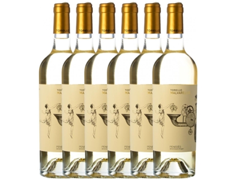 Vinho Brancos TORELLÓ Torelló Malvarel·Lo Penedès (0.75 L - 6 unidades)