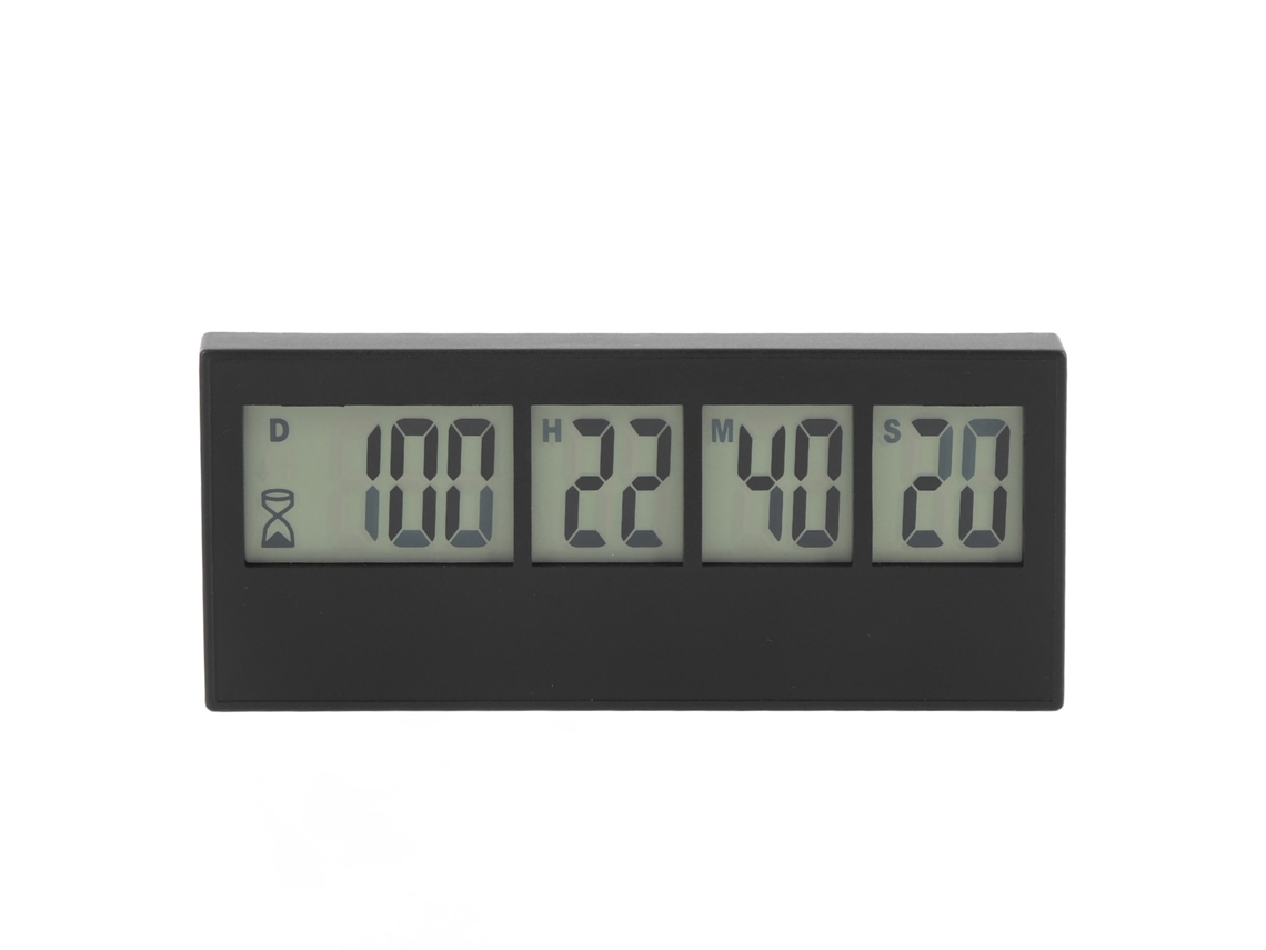 Omni-reloj De Cuenta Regresiva 999 Días Pantalla Grande Digital Fácil De Configurar Para Boda Vacaciones Aniversario Prueba