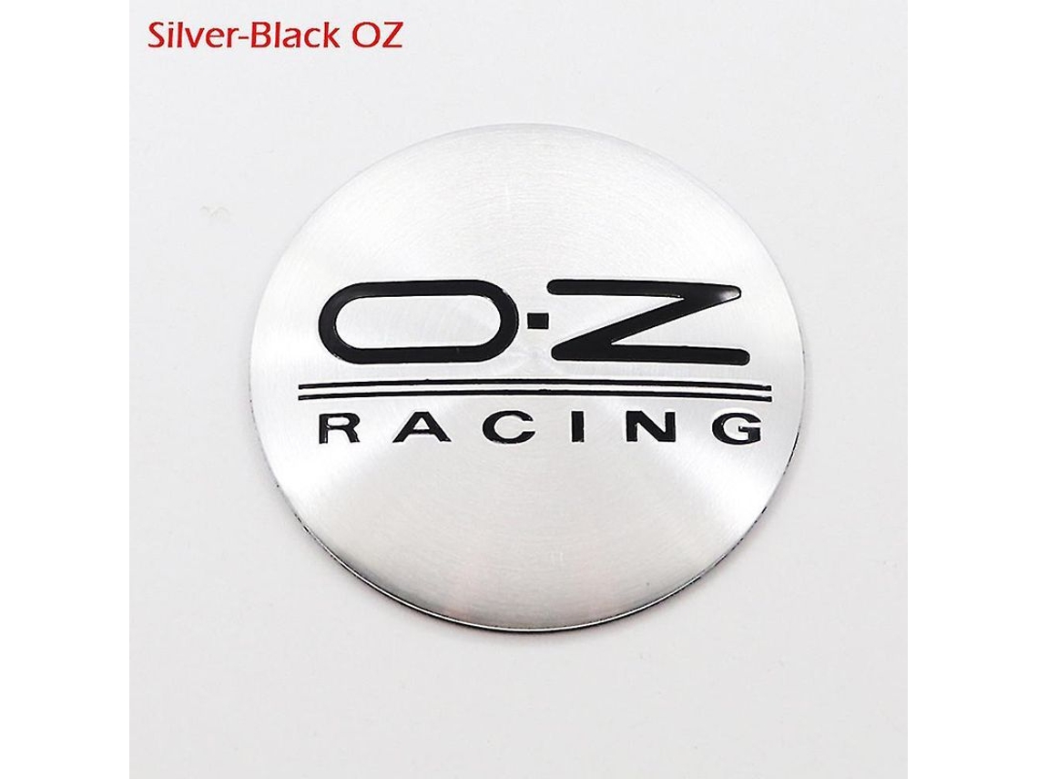 4pcs Capa Central De Roda Logo O.z Oz Racing 56mm 60mm 65mm 68mm Abs Alumínio Acessório Carro Tapa De Plata De 68mm Oz Plata-negro