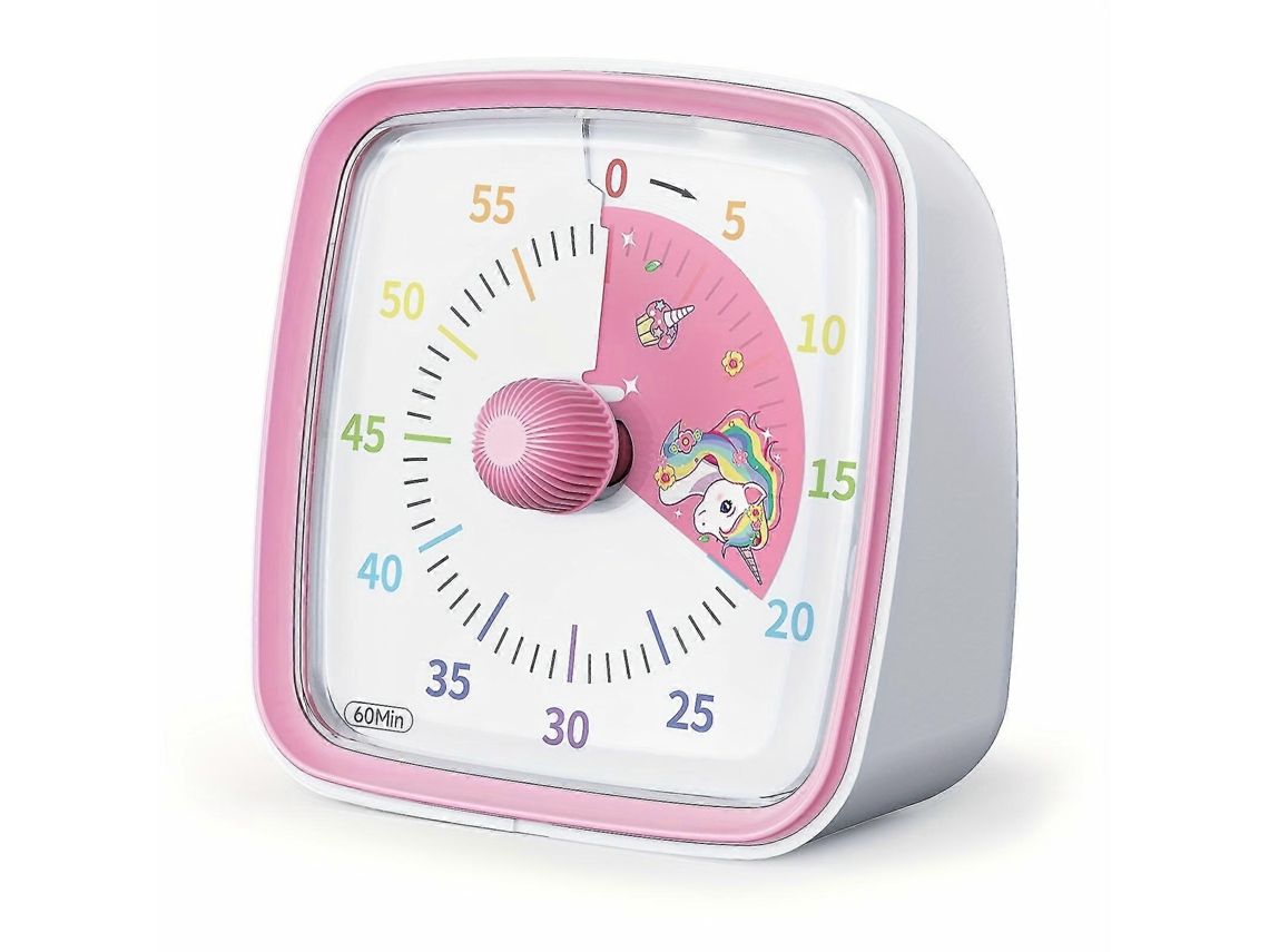 Temporizador Visual Com Contagem Regressiva, Intervalo 60 Minutos, Funcionamento Silencioso, Luz De Apoio Ou Brilho Ajustável