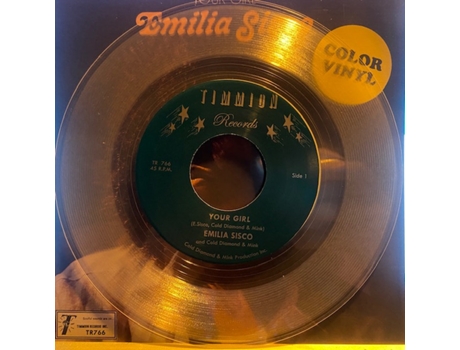 Emilia Sisco Your Girl / Too Late 7 Vinil Transparente Timmion Records
