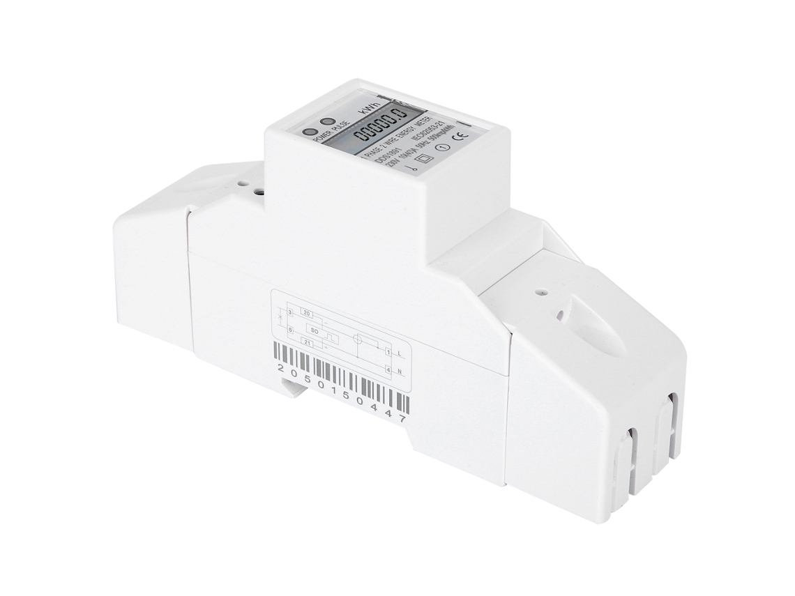 Laxiscreed Contador De Eletricidade Monofásico Com Visor Retroiluminado E Tampa Transparente