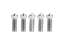 Conjunto De Bicos Para Impressora 3d 5pçs Aço Inox 1.75mm 0.4mm Ponta De Latão Para Qidi X Maximum 3 X Smart3 X Plus3