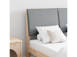 Vidaxl Cabeceira Estofada Cinzento-claro 135 Cm