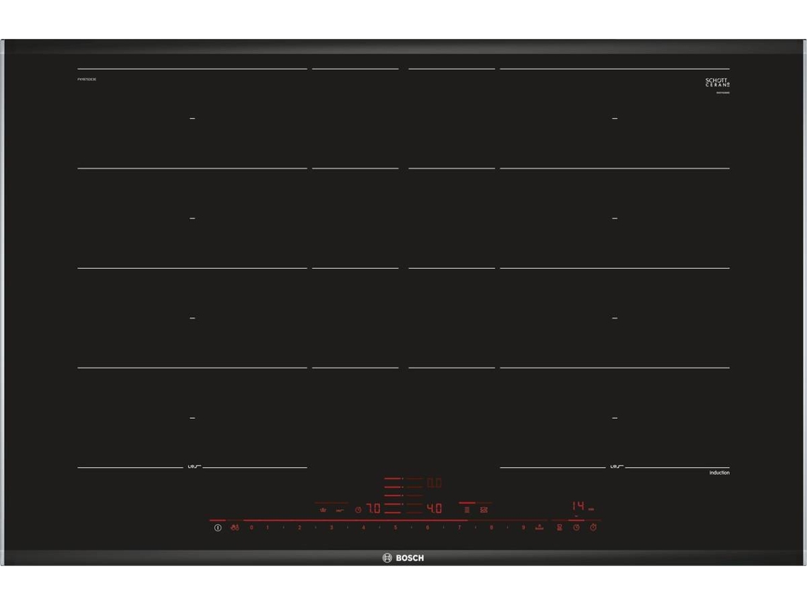 Placa de Indução BOSCH PXY875 (Elétrica - 81.6 cm - Preto)