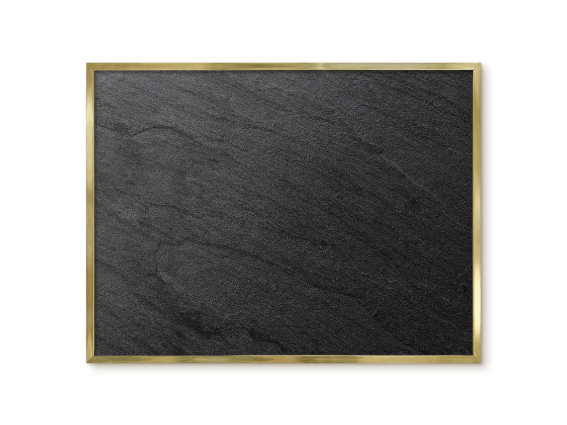 Quadro de vidro magnético com simetria geométrica para o hall Espelharte (80x60 cm)