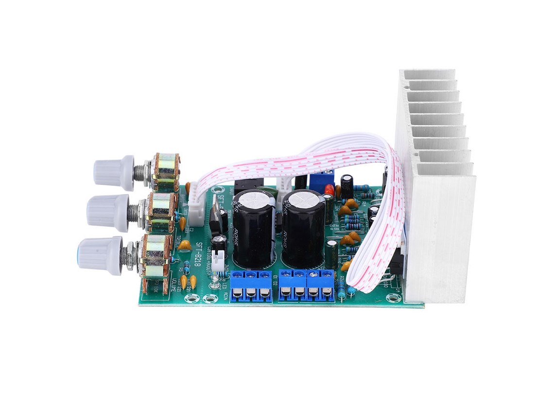 Laxiscreed Amplificador De Áudio 3 Canais Para Baixo E 2.1 15w De Potência