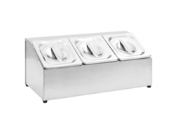 Gastronorm Container, Gastronorm Containers Vidaxl Prateado Aço (22.5 X 49.7 X 21.5 Cm)