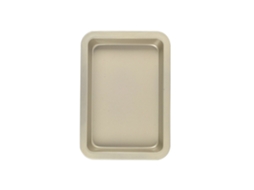 Tabuleiro Forno Aço Carbono 33x23cm Dourada Chefe Kasa