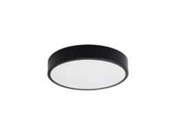 Luminária De Teto Led, 3000k, Acabamento Preto, Para Sala, Quarto, Corredor, Cozinha Ou Escritório