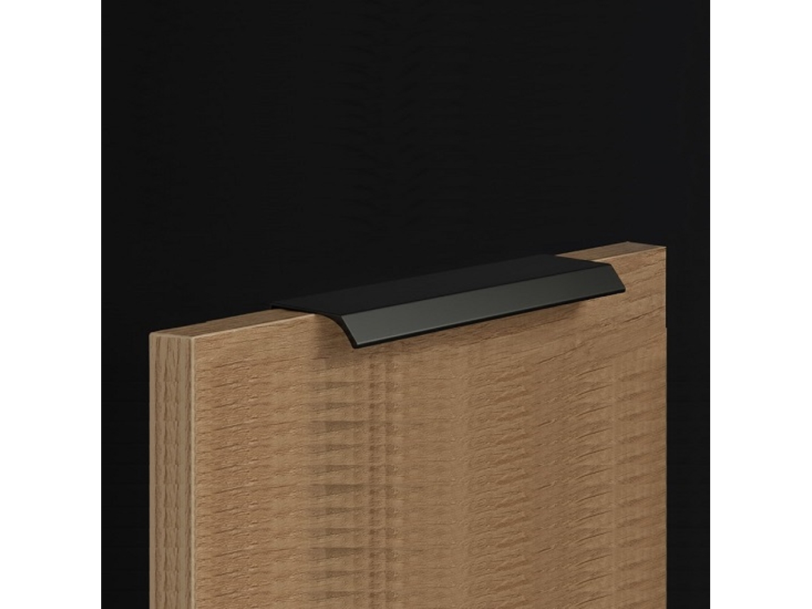 Puxador para Móvel de Perfil de Alumínio HARDWAREXCHANGE com 247x2188x49 mm preto mate (247x2188x49 mm)