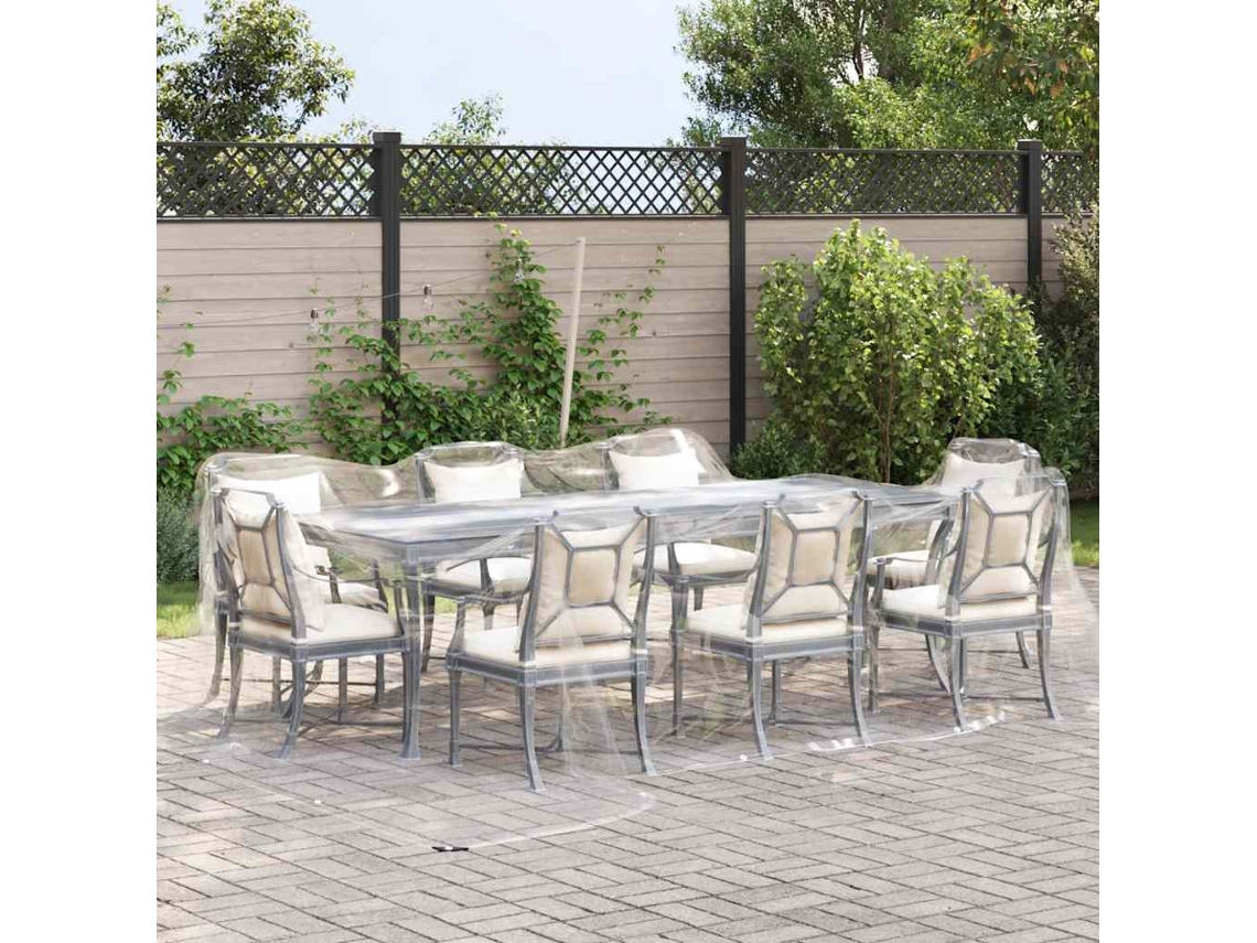 Maison Exclusive - Encerado Transparente Com Ilhós 4x5 M Pvc