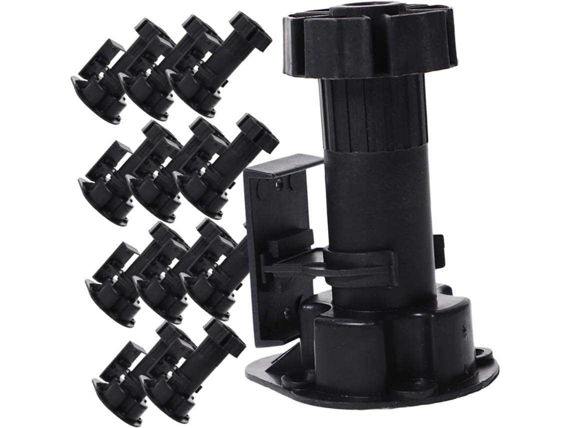 Niveladores De Pés Armário Ajustáveis Gatuida, 10mm De Espessura, Resistentes, 12 Peças Para Cozinha