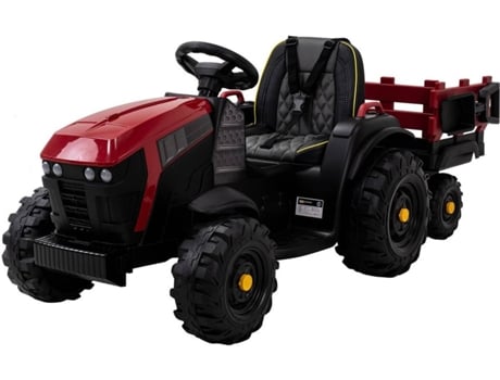 Carro elétrico XTRM Trator Infantil Elétrico Com Reboque - Vermelho
