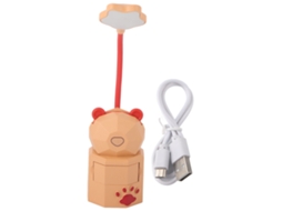 2026 lâmpada de Escritório Led Infantil com Proteção para os Olhos Luz Noturna de Leitura Carregável Usb para Quarto Amarela
