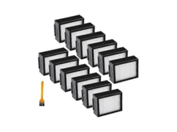 Conjunto de 12 filtros Hepa de substituição para aspirador de pó J7 + acessórios