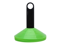 10 Peças Mini Discos Marcadores Cone Treinamento Futebol Esportes Ferramenta Prática (verde)