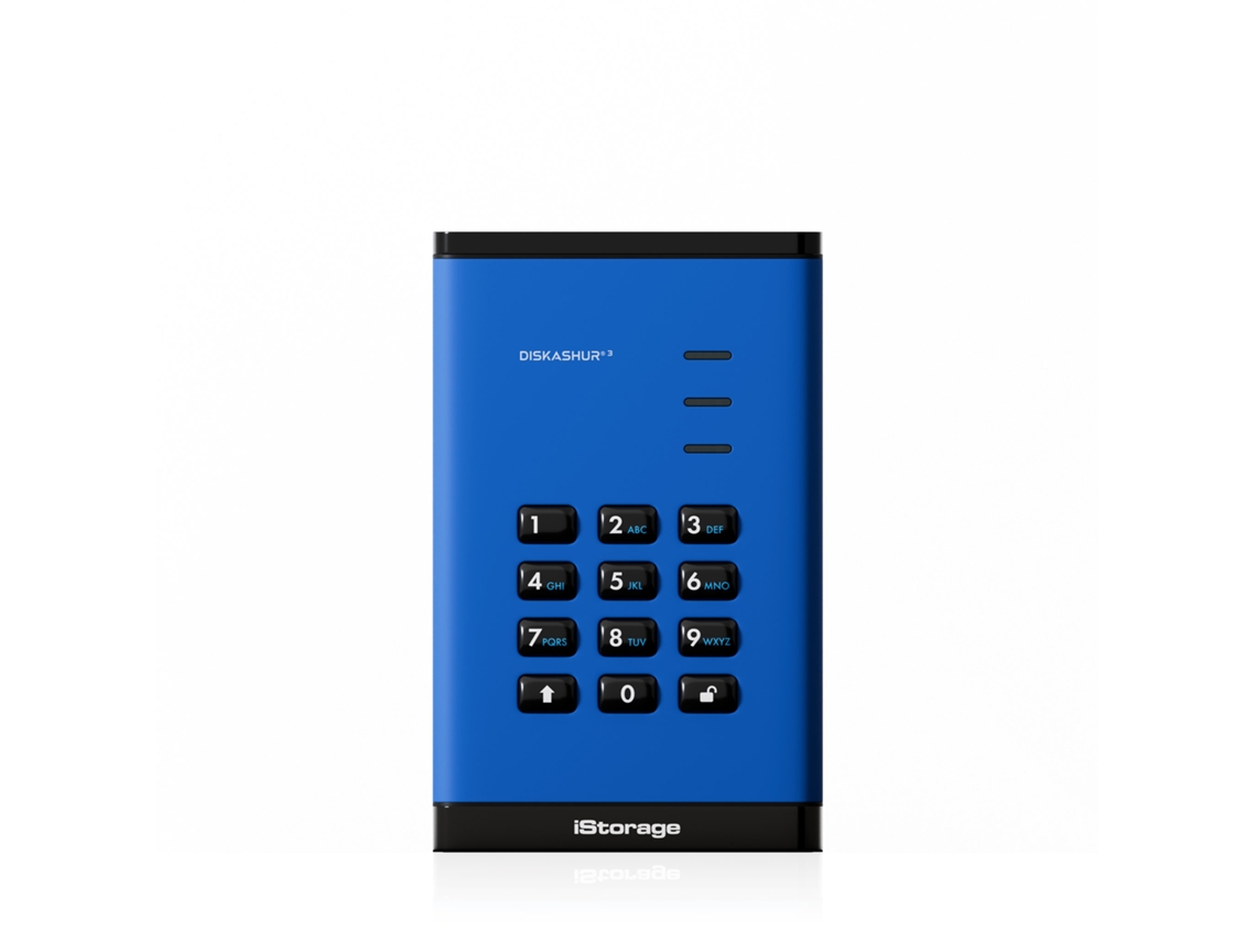 Diskashur3 SSD 4 TB USB Tipo A / USB Tipo C 3.2 Gen 1 Azul Istorage (3.1 Gen 1)