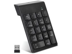 Teclado Numérico Sem Fio De 18 Teclas Everley891