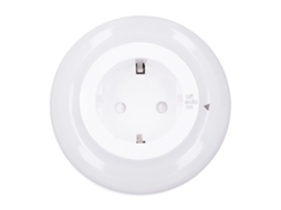 Rebe-luz Noturna Led Regulável Com Conversor De Tomada Interruptor Giratório 3 Modos Ajustáveis Para Quarto Banheiro