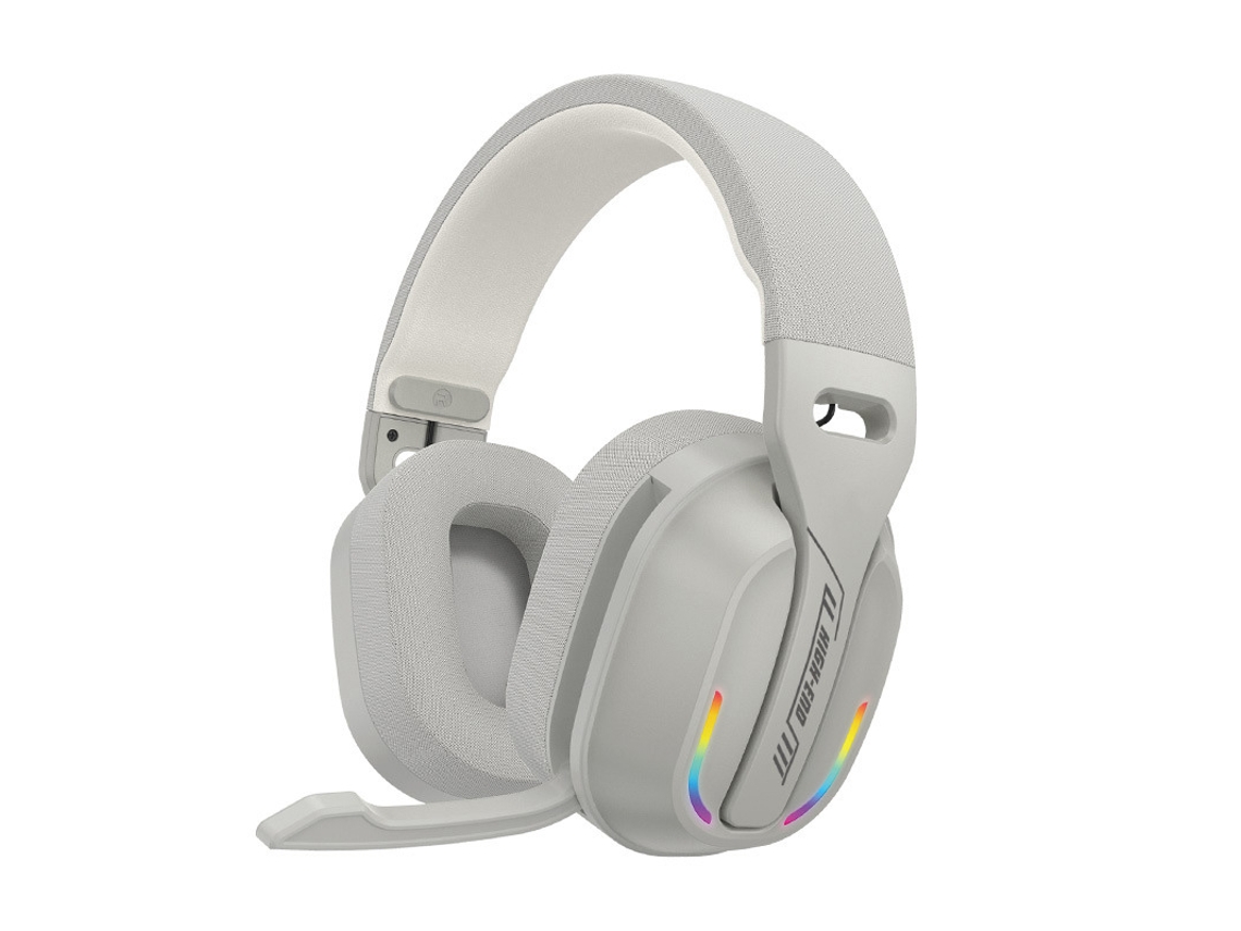 Fone de Ouvido para Jogos MDUG Estéreo Sem Fio Bluetooth 5.4 B500 com Microfone e Iluminação RGB