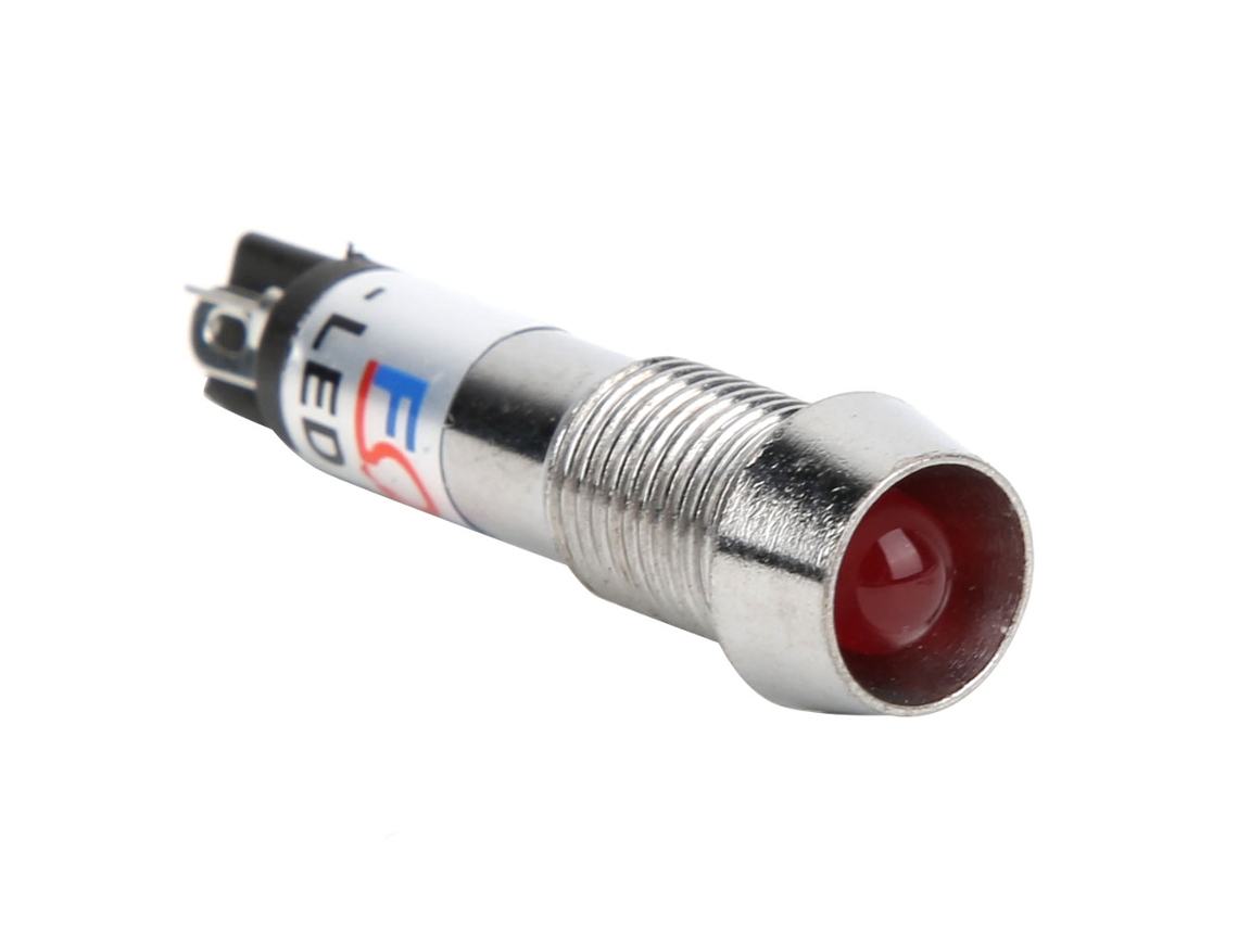Luz Indicadora Led Metálica Impermeável