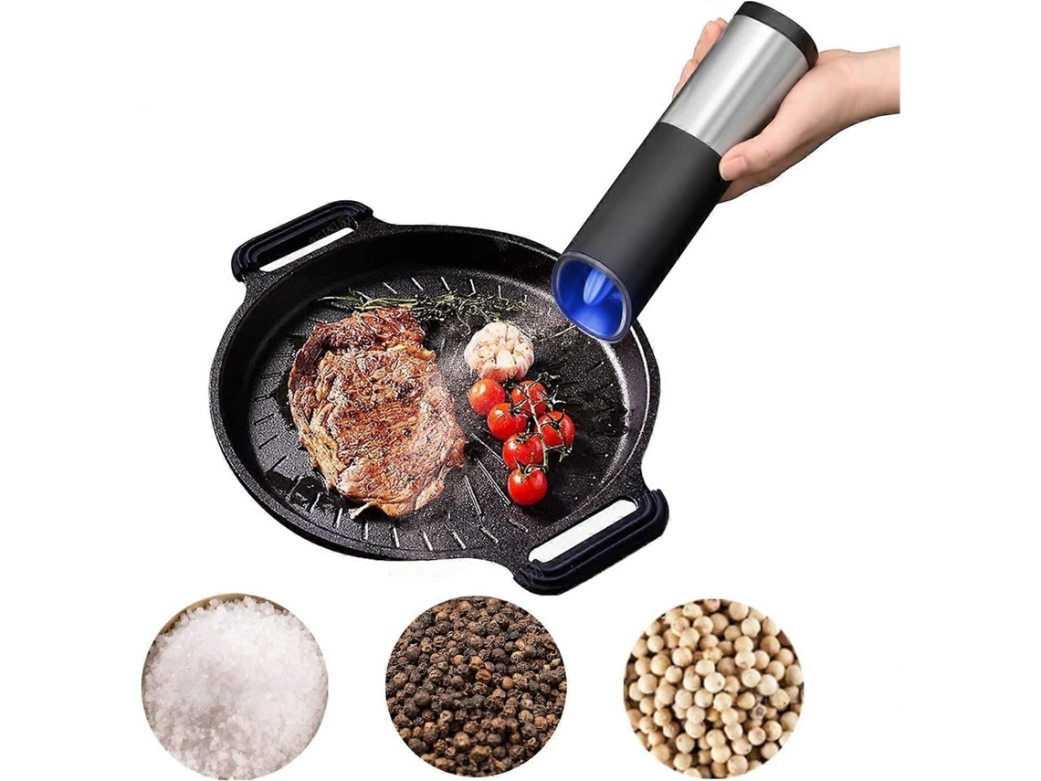 Moedor de Sal ou Pimenta GOKOCO Automático por Gravidade com Luz LED