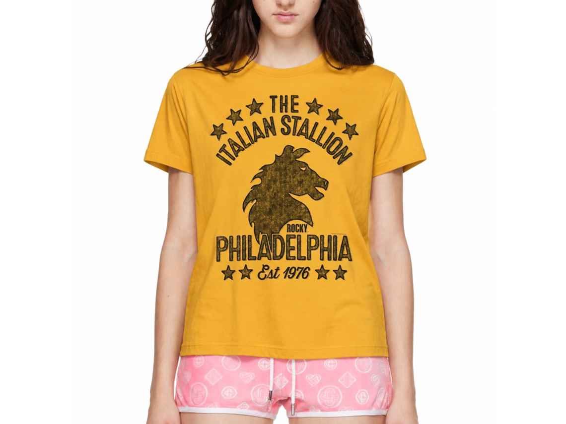 Rockinstone Rocky Movie Stallionish Solid Ginger Adult T-shirt Size:xxxl