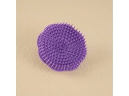 Cabeça de Escova de Shampoo em Silicone Macio com Função de Massagem no Couro Cabeludo. MDUG (roxo, Tamanho 8x8x2 Cm)