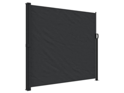 Retractable Side Awning, Retractable Side Awnings Vidaxl Preto Poliéster (180 X 600 Cm)