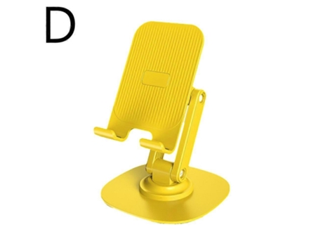 Suporte De Metal Giratório 360° Para Celular, Suporte Dobrável Para Mesa De Celular