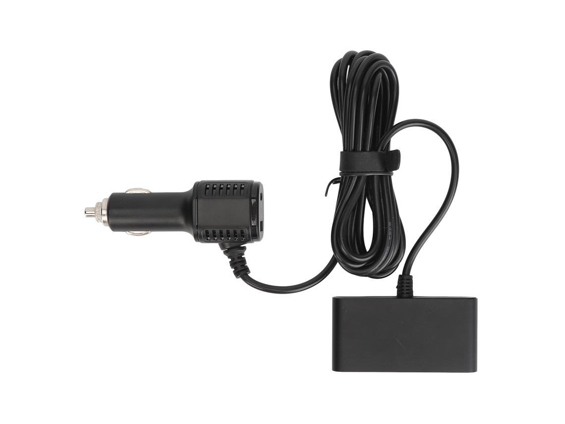 Aetheria carregador de Carro Type C com Usb Portas Isqueiro Dc12 24v 3a Cabo 3m Seguro Multifuncional