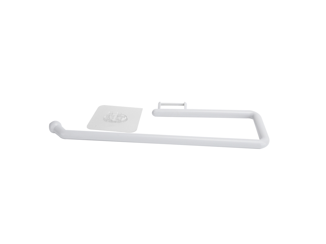 Suporte de Rolo de Papel Parede Banheiro Cozinha Branco