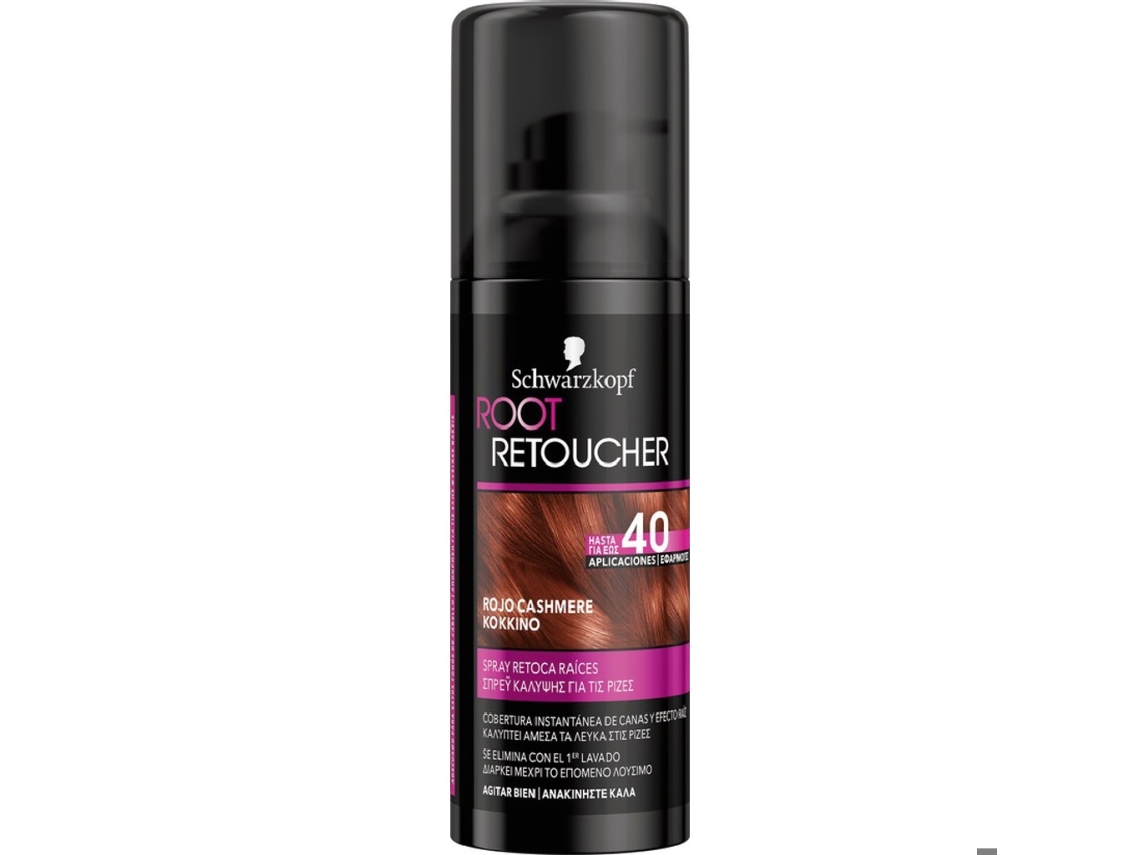 Coloração Retoca Raízes Root Retoucher Spray Castanho Vermelho SCHWARZKOPF 120 ml