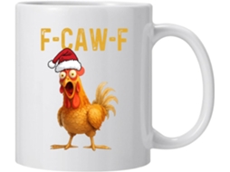 Caneca De Galinha | 350 Ml, Alça Ergonômica, Cerâmica Com Tema Animal | Caneca De Chá Com Tema Anima Gokoco