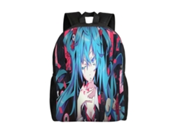 Mochila Hatsune Miku R10 Para Estudantes, Leve E Estilosa, Impermeável E Com Alça De Ombro Ajustável.