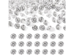 Escolha Sólida - Coroa De Zirkônia 100 Unidades - Zirkônia Cúbica - Facetado Diamante - Cz Estrelas - Pintas De Strass - 3 Mm De Diâmetro - Adornos