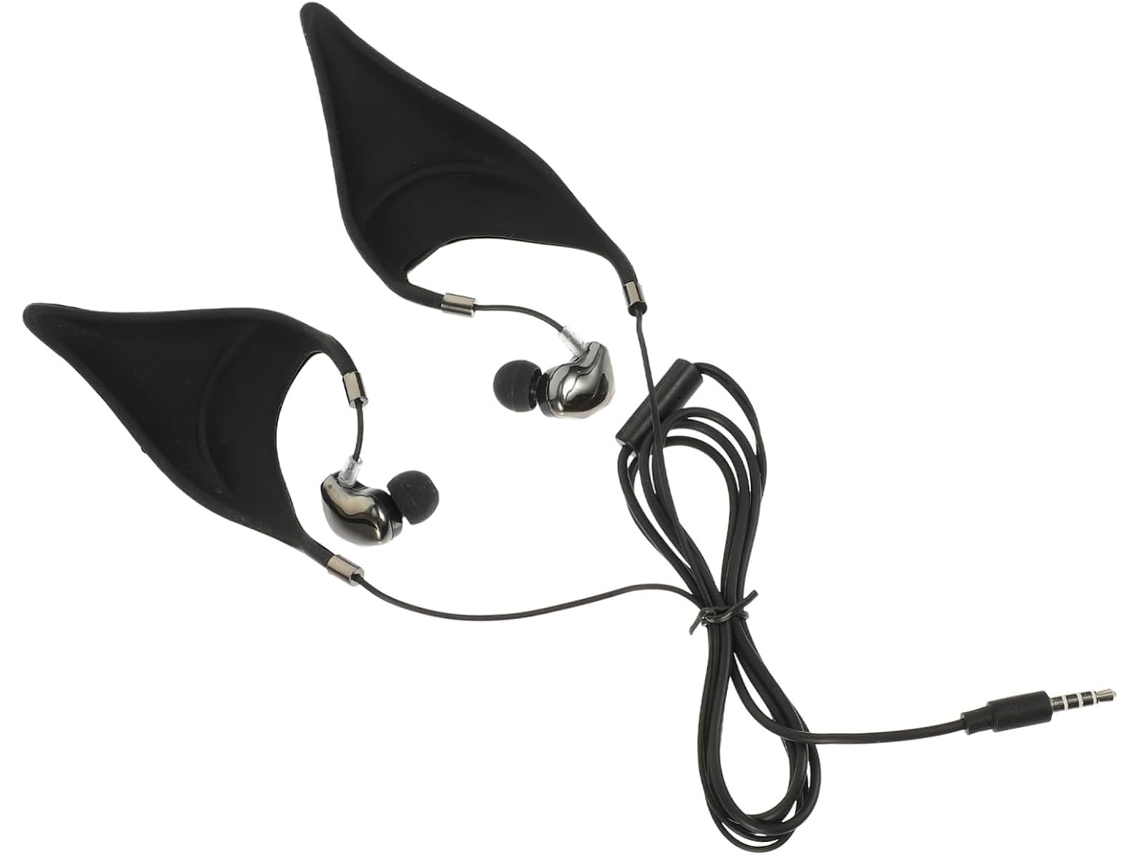Fones De Elves Ear Com Fio, Para E Estilo Anime, Uso Diário Jogos