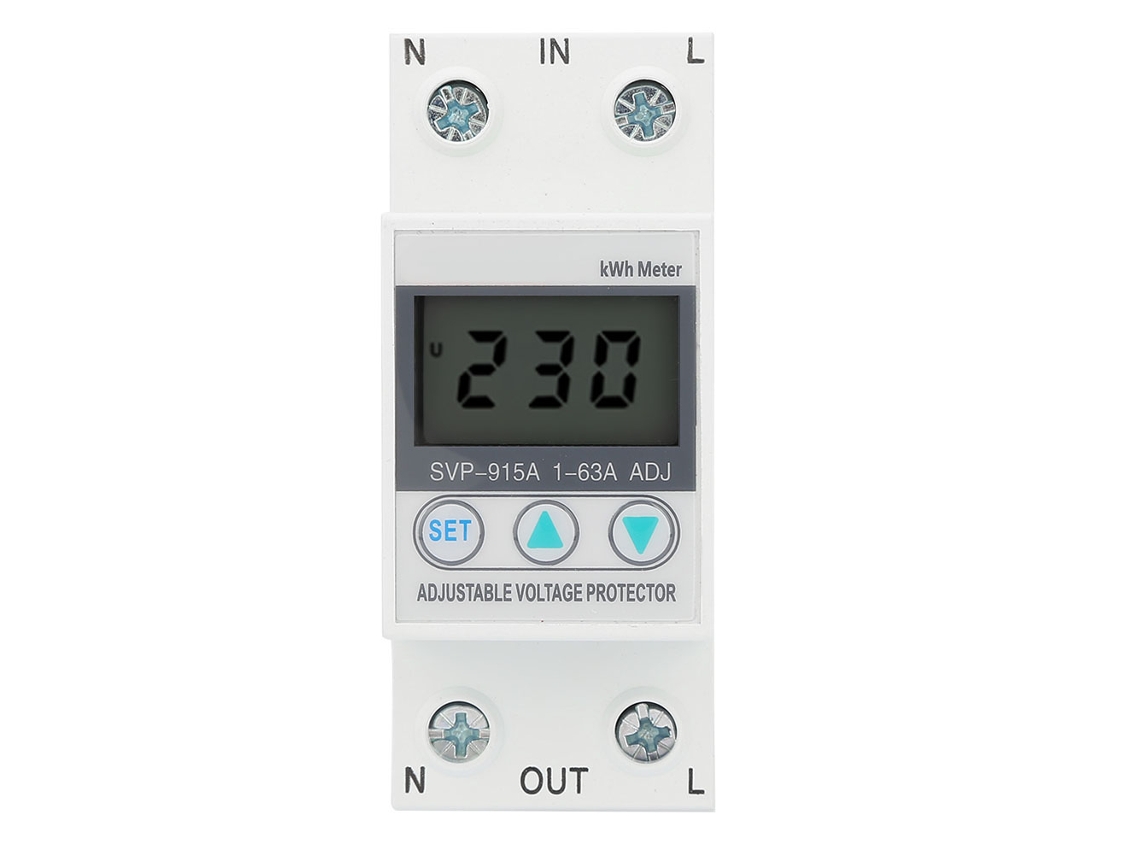 Protector de Fase Única com Tela LCD 230v 63a S/MARCA