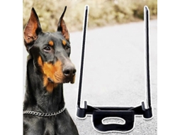 Ferramenta Corretora De Orelhas Erguidas Para Cães Doberman Pinscher Samoyedo Material Plástico Cor Preta Uma Única Tamanho