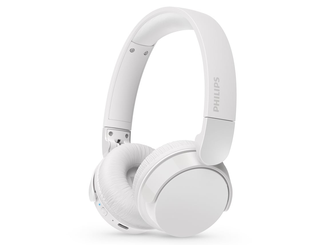 Auscultadores Bluetooth True Wireless PHILIPS TAH4209WT (On Ear - Microfone - Branco)