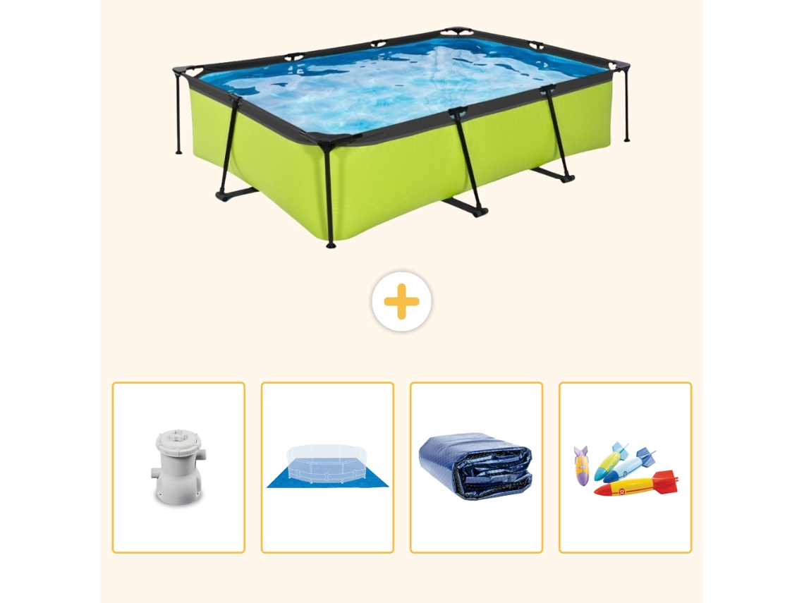 Exit-toys Piscina Exit Retangular - 300x200x65 Cm - 5-peças S220
