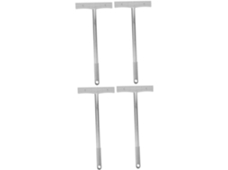 Conjunto De 4 Peças De Suportes Manuais De Aço Inoxidável Para Sinalização, Suportes Multiuso Para E