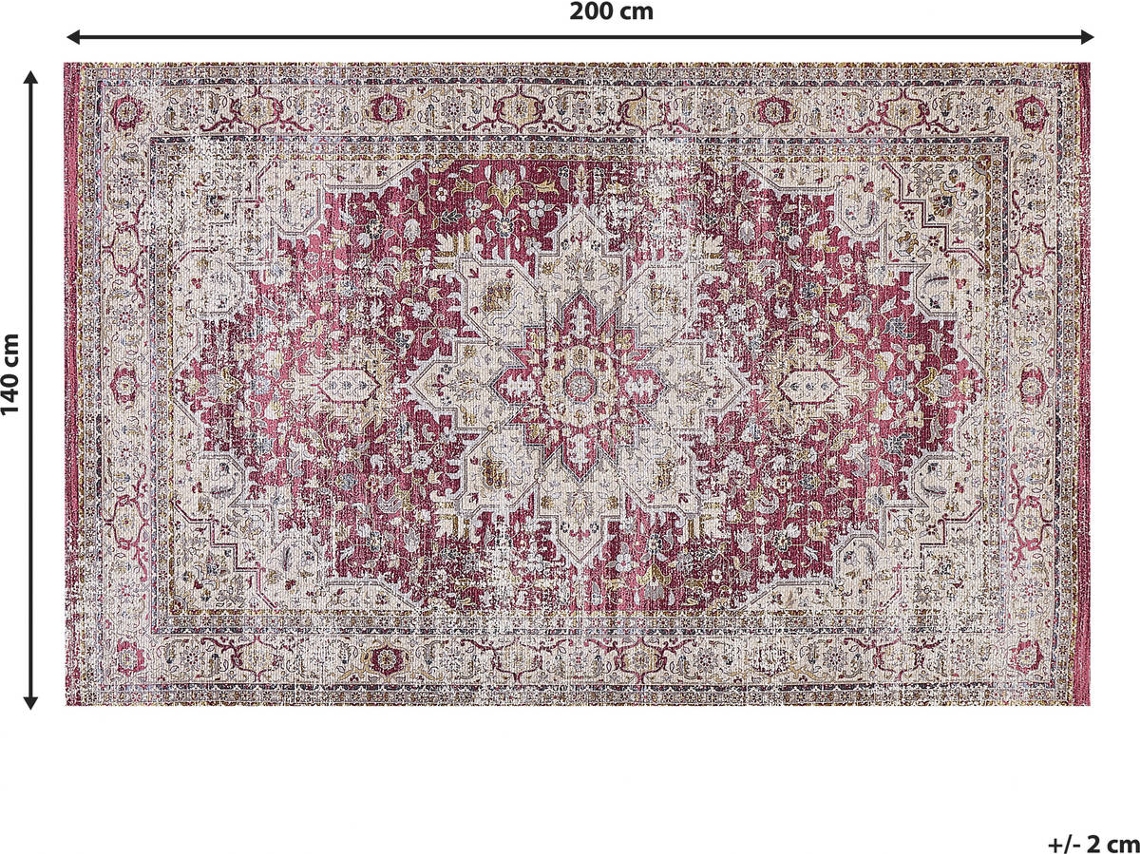 Tapete BELIANI Arhavi (Multicolorido - 200x140x1 cm)